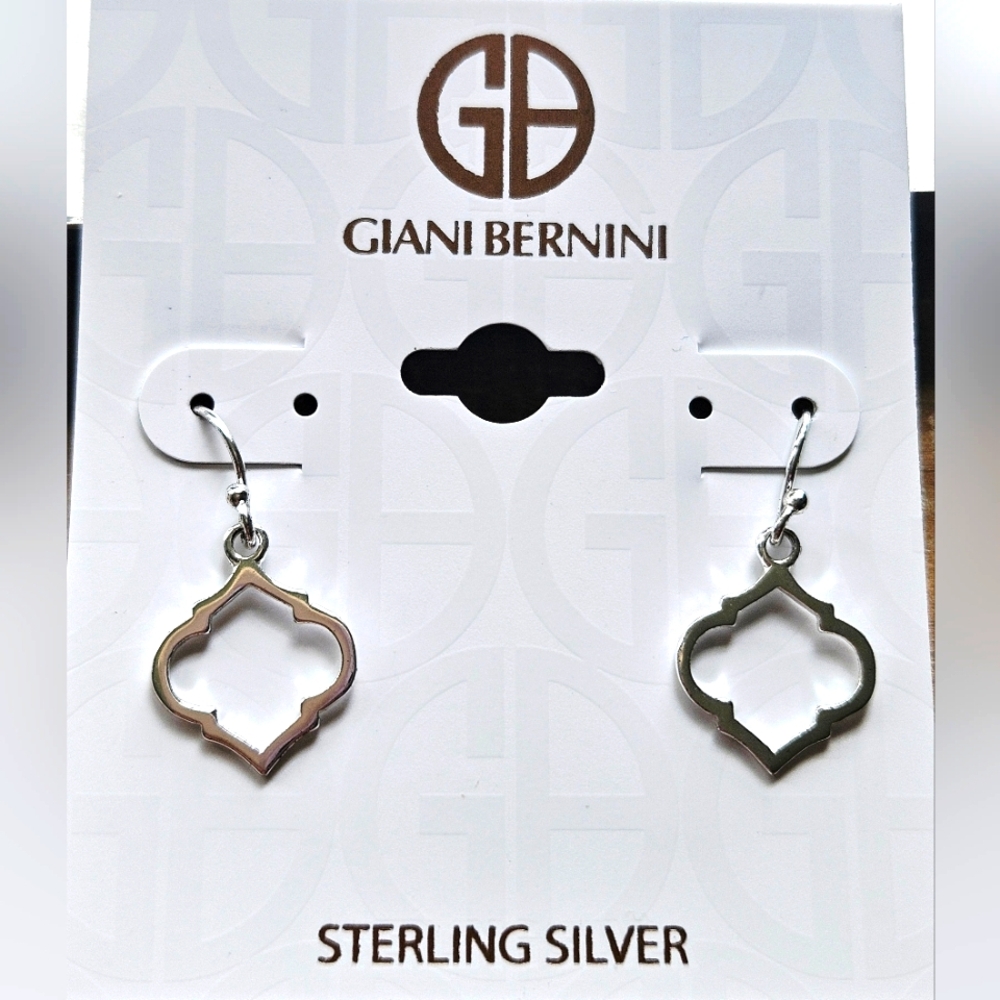 Giani Bernini Silver Quatrefoil Earrings